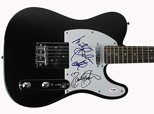 Jefferson Airplane (3) Kantner Balin & Kaukonen Signed Guitar PSA/DNA #S38448