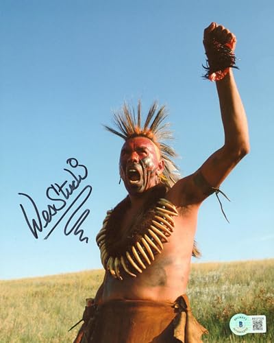 Wes Studi Dances with Wolves Authentic Signed 8x10 Photo BAS #BE07326