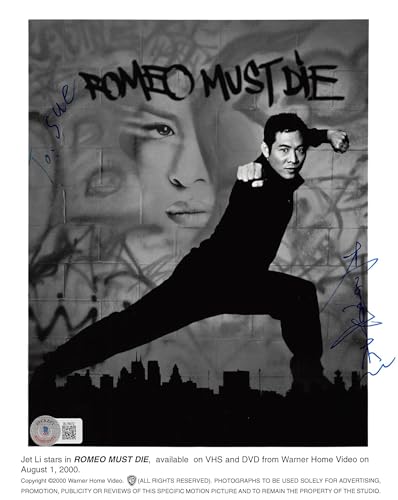 Jet Li Romeo Must Die "To: Sue" Authentic Signed 8x10 Photo BAS #BL76472