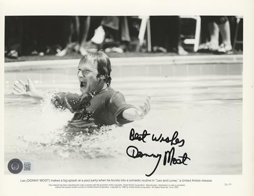 Donny Most Leo and Loree "Best Wishes" Authentic Signed 8x10 Photo BAS #BL44523