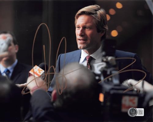 Aaron Eckhart Batman The Dark Knight Authentic Signed 8x10 Photo BAS #BM01931