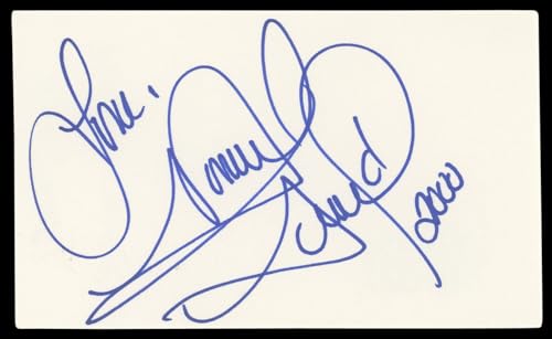 Monica Arnold Big Momma's House "Love" Signed 3x5 Index Card BAS #BL98911