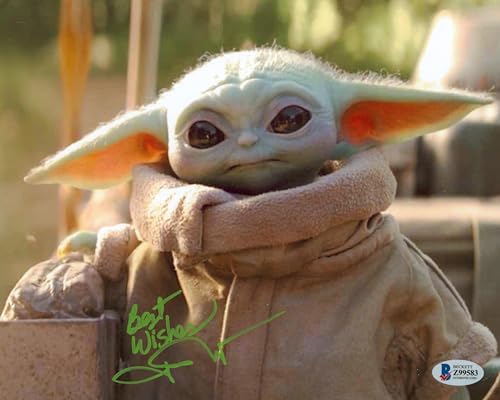 John Rosengrant The Mandalorian "Best Wishes" Signed 8x10 Photo BAS #Z99583