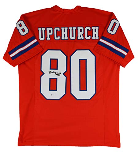 Rick Upchurch Authentic Signed Orange Pro Style Jersey Autographed BAS Witnessed