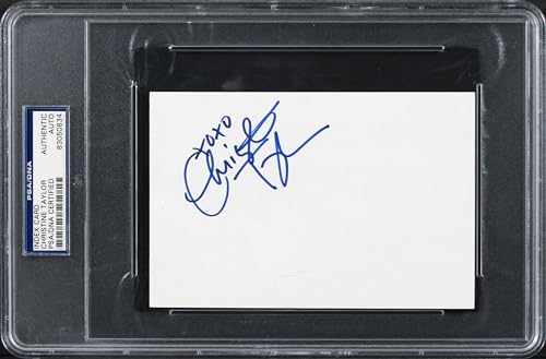 Christine Taylor Authentic Signed 4x6 Index Card Autographed PSA/DNA Slabbed 2