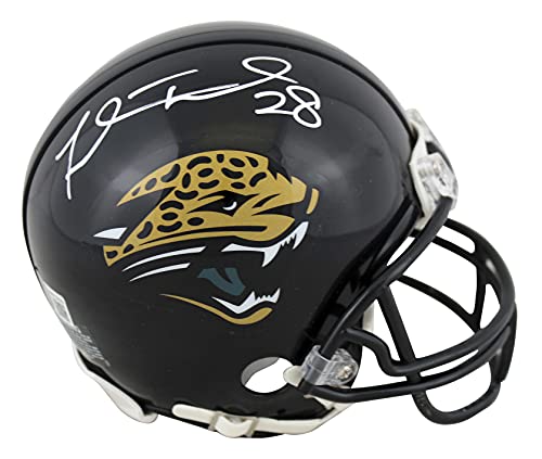 Jaguars Fred Taylor Authentic Signed 95-12 Throwback Rep Mini Helmet BAS Witness