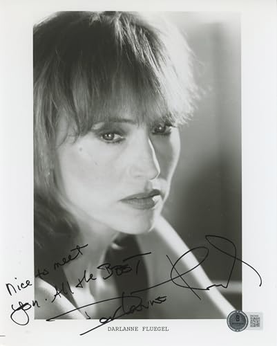 Darlanne Fluegel Running Scared "Nice to meet you" Signed Photo BAS #BM03468