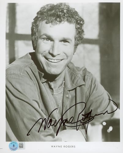 Wayne Rogers M*A*S*H Authentic Signed 8x10 Photo Autographed BAS #BL81223