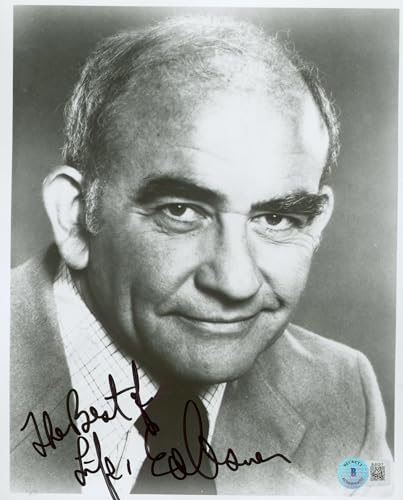 Ed Asner Lou Grant "The Best Of Life" Signed 8x10 Photo BAS #BL81217