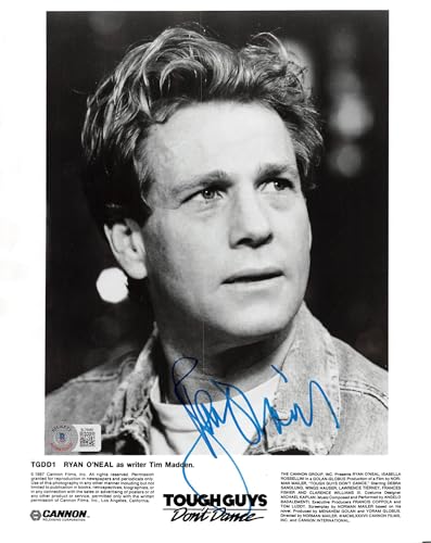 Ryan O'Neal Tough Guys Don't Dance Authentic Signed 8x10 Photo BAS #BL76480
