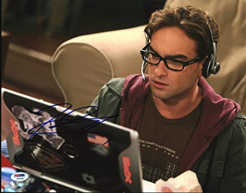 Johnny Galecki The Big Bang Theory Authentic Signed 11x14 Photo PSA/DNA #U59288