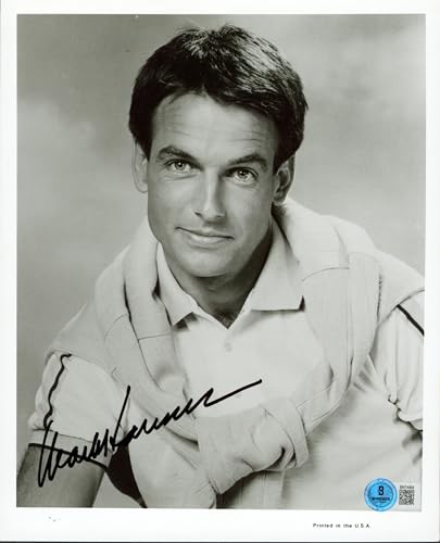 Mark Harmon Getting Married Authentic Signed 8x10 Photo Autographed BAS #BN74464