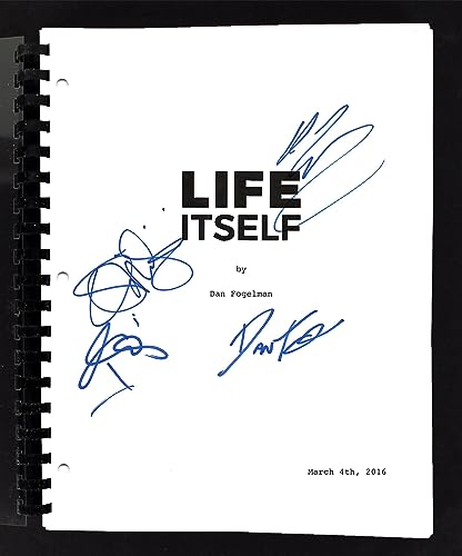 Life Itself Cast (4) Wilde, Patinkin, Fogelman, & Costa Signed Movie Script BAS