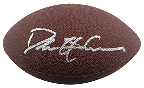 Cowboys Deion Sanders Authentic Signed Super Grip Nfl Football BAS Witnessed
