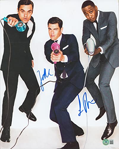 Lemorne Morris & Max Greenfield New Girl Signed 11x14 Photo BAS #BA75447