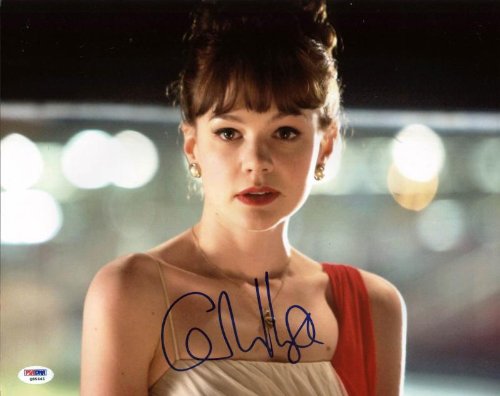 Carey Mulligan An Education Signed Authentic 11X14 Photo PSA/DNA #Q85645