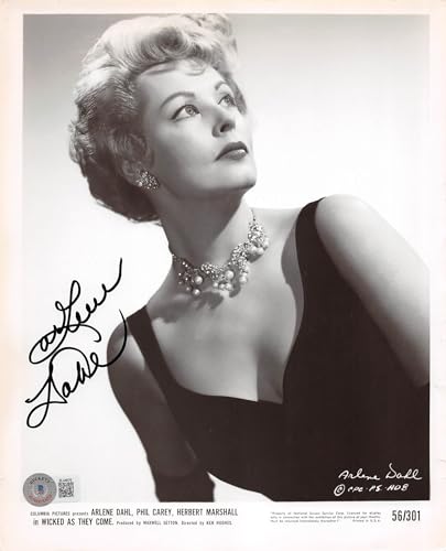 Arlene Dahl Wicked as They Come Authentic Signed 8x10 Photo BAS #BL44676