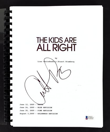 Annette Bening The Kids Are All Right Authentic Signed Movie Script BAS #E76925