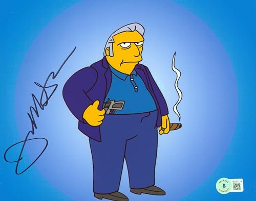Joe Mantegna The Simpsons Authentic Signed 8x10 Horizontal Photo BAS 1