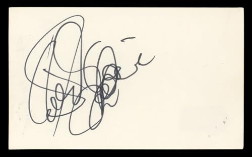 Shirley MacLaine Terms of Endearment Signed 3x5 Index Card BAS #BN06520