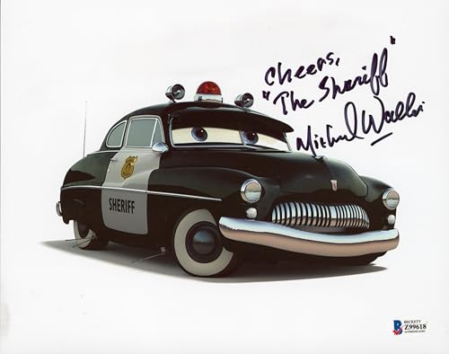 Michael Wallis Cars "Cheers The Sheriff" Authentic Signed 8x10 Photo BAS #Z99618