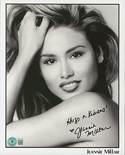 Jeannie Millar Playboy Hugs N Kisses Signed 8x10 Sexy Photo Deceased BAS BA74119