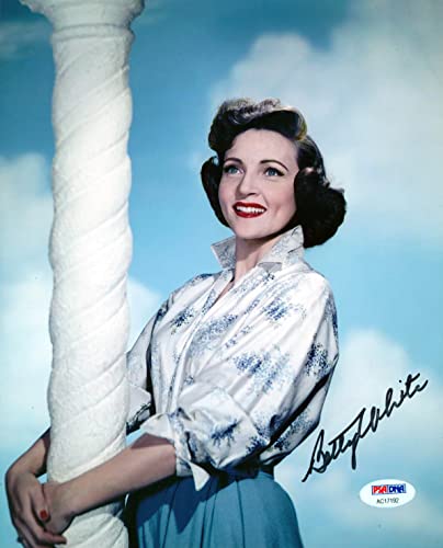 Betty White The Golden Girls Authentic Signed 8x10 Photo PSA/DNA #AC17192