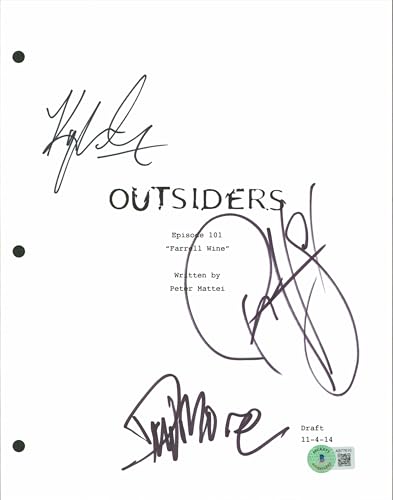 Outsiders (3) Hurst, Gallner & Morse Authentic Signed Script Cover BAS #AB77610