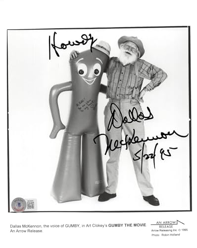 Dallas McKennon Gumby "Howdy" Authentic Signed 8x10 Photo BAS #BK03876