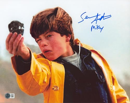 Sean Astin The Goonies "Mikey" Authentic Signed 11x14 Coin Photo BAS Witnessed