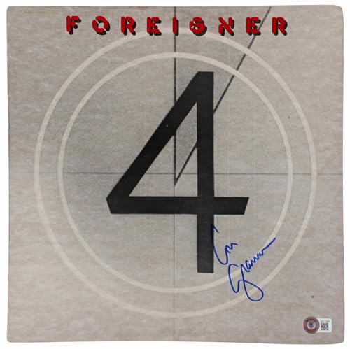 Lou Gramm Foreigner Authentic Signed 4 Album Cover Autographed BAS #AD77046