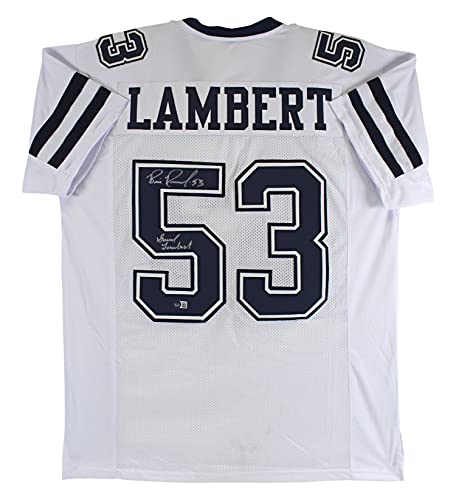 Bill Romanowski The Longest Yard Authentic Signed White Pro Style Jersey BAS Wit