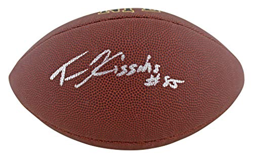 Bengals Tee Higgins Authentic Signed Super Grip Nfl Football BAS Witnessed