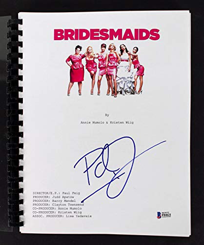 Paul Feig Authentic Signed Bridesmaids Movie Script Autographed BAS #F84621