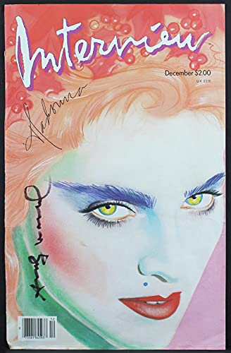 Andy Warhol Signed 1985 11x17 Madonna Interview Magazine Cover BAS #AB14001
