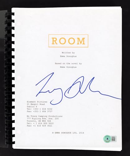 Lenny Abrahamson Room Authentic Signed Movie Script Autographed BAS #BK02201