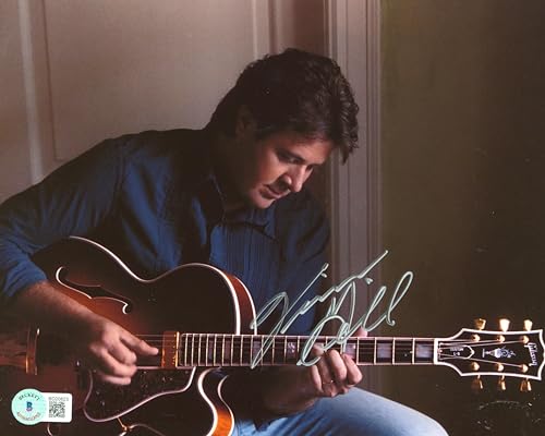 Vince Gill Country Musician Authentic Signed 8x10 Photo Autographed BAS #BD20823