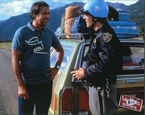 Chevy Chase National Lampoon's Vacation Authentic Signed 11x14 Photo BAS #I47528
