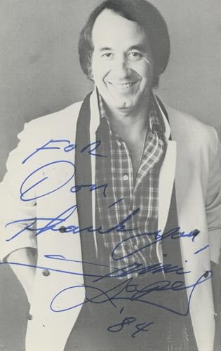Trini Lopez Musician "For Don, Thank You" Signed 4x6 Postcard JSA #AX48160