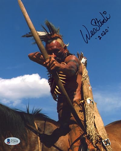 Wes Studi Dances with Wolves "2020" Authentic Signed 8x10 Photo BAS #S72628