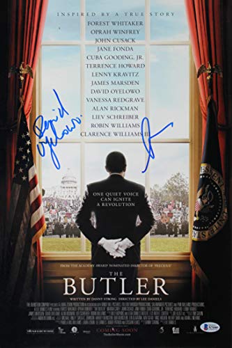 David Oyelowo & Lee Daniels The Butler Authentic Signed 12x18 Photo BAS #X71005