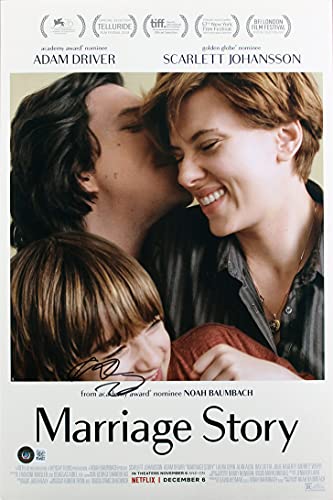 Adam Driver Marriage Story Authentic Signed 12x18 Photo Autographed BAS #BB22905