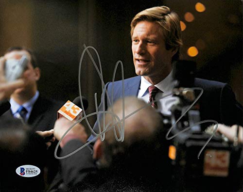 Aaron Eckhart Batman The Dark Knight Authentic Signed 8x10 Photo BAS #F84625