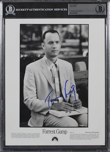 Tom Hanks Forrest Gump Authentic Signed 8x10 Photo Autographed BAS Slabbed