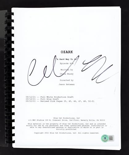 Charlie Tahan Ozark Authentic Signed Movie Script Autographed BAS #BK02220
