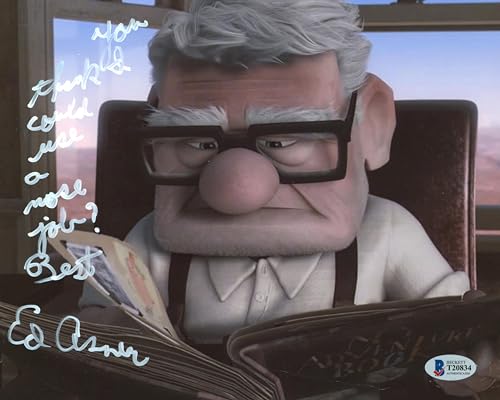 Ed Asner Up "You Think I Could Use A Nose Job?" Signed 8x10 Photo BAS #T20834