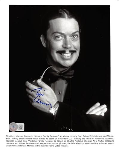 Tim Curry Addams Family Reunion Authentic Signed 8x10 Photo BAS #BL76427