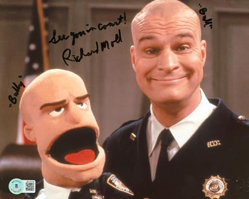 Richard Moll Night Court "See You In Court!" Signed 8x10 Photo BAS #BC13719