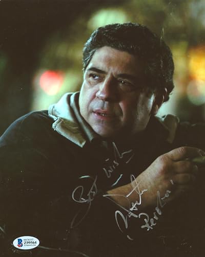 Vincent Pastore The Sopranos "Revolver" Authentic Signed 8x10 Photo BAS #Z99564