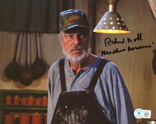 Richard Moll Headless Horseman Authentic Signed 8x10 Photo BAS #BF06237